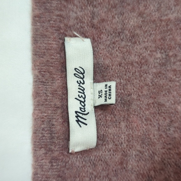 Madewell Kent Cardigan Sweater in Coziest Yarn, Color Heathered Pearl Size XS - Picture 14 of 15
